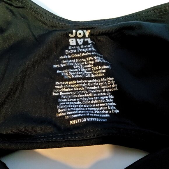 JoyLab Black Onyx Womens Active Dress XS Tiered Ruffle Skirt Workout,Casual Wear - Picture 6 of 14